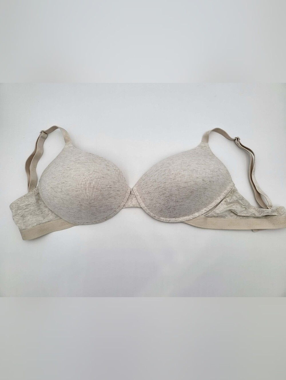 PINK Victoria's Secret Light Heathered Beige T-Shirt Bra